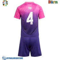 Fotballdrakt Barn Tyskland Jonathan Tah #4 Bortedraktsett EM 2024 Kortermet (+ Korte bukser)